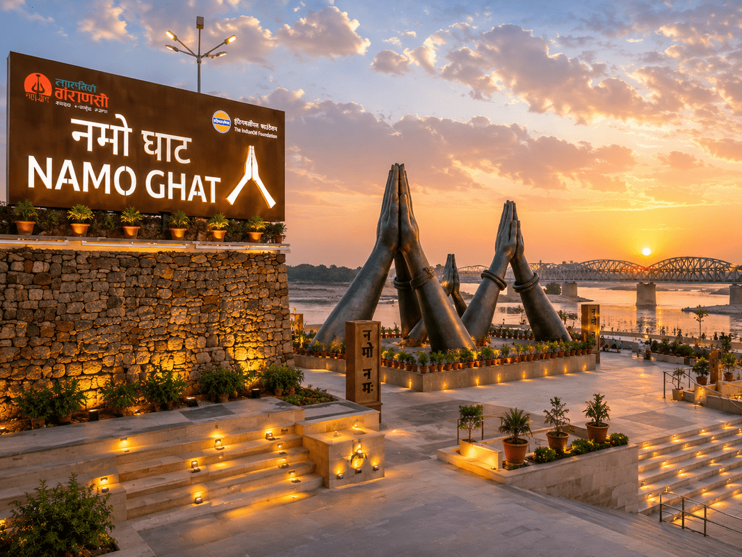 Namo Ghat – Modern Riverfront Ganga Ghat
